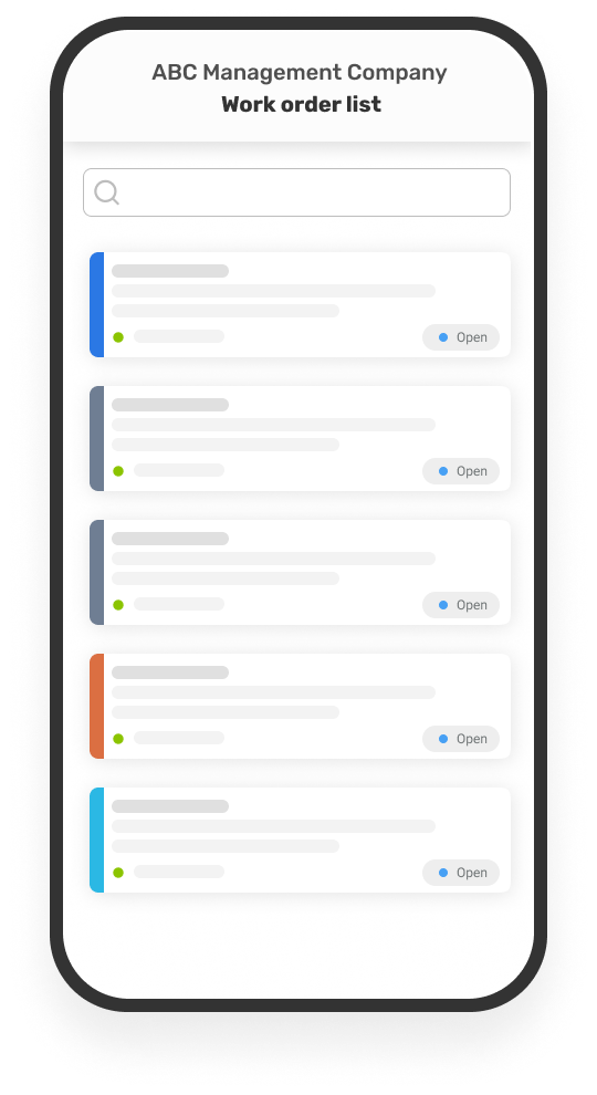 screenshot of MyWork Enterprise